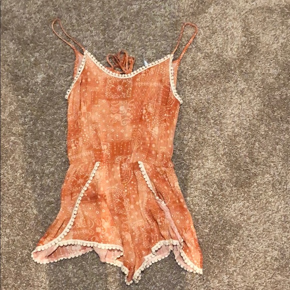 Orange romper - Picture 1 of 2